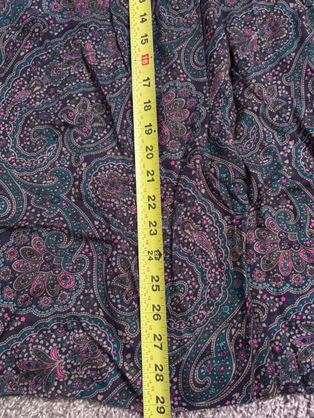 Norton McNaughton vintage paisley midi skirt 6 whimsigoth romantic fairycore